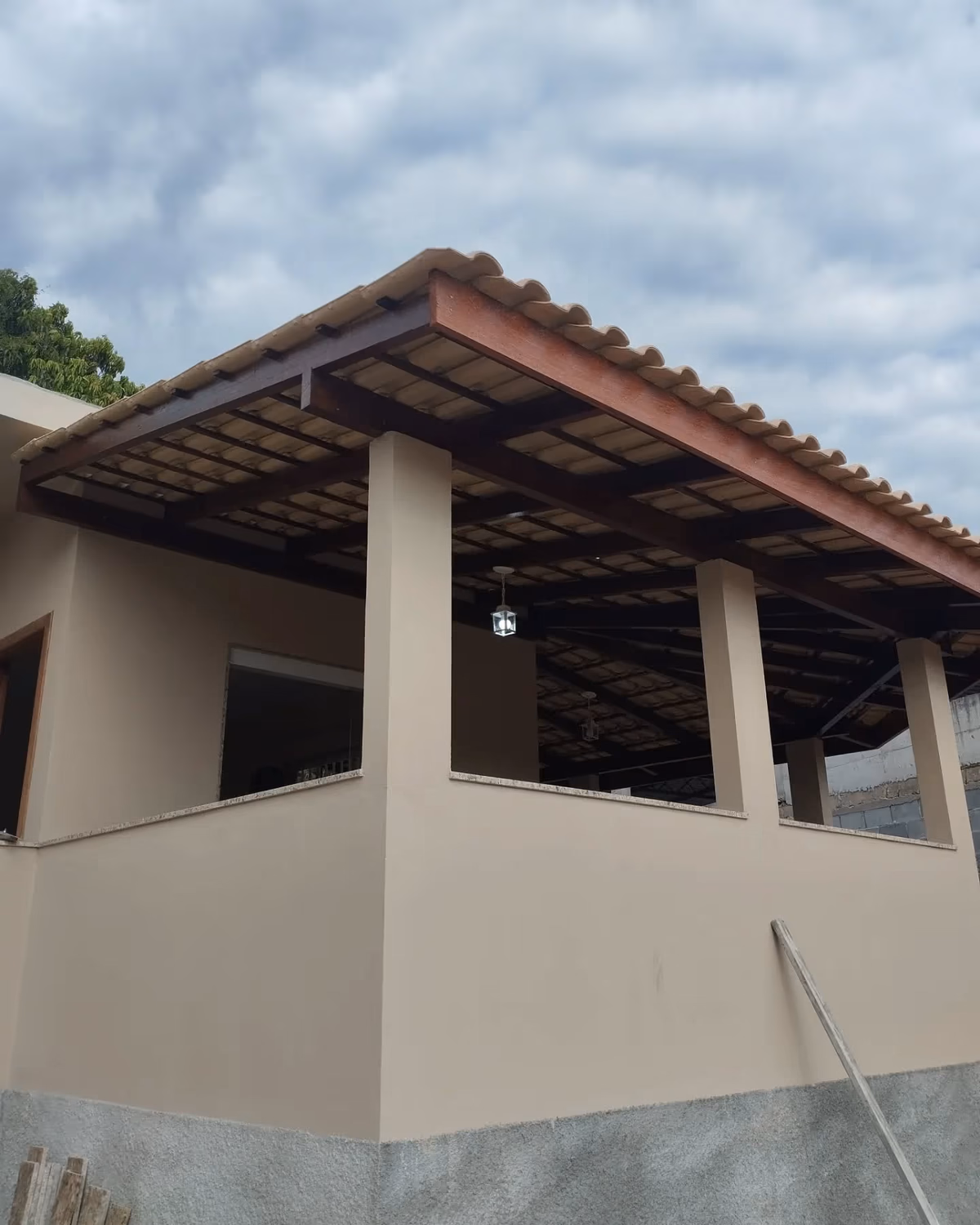 Cobertura residencial executada pela Moté Construções